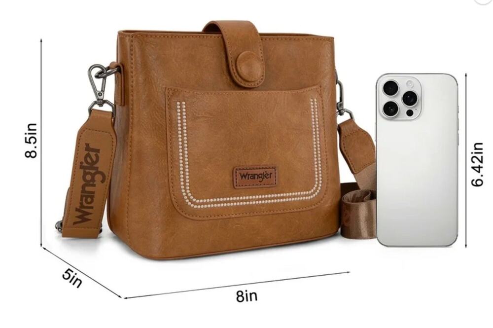 Wrangler Vintage Crossbody Purses Light Brown